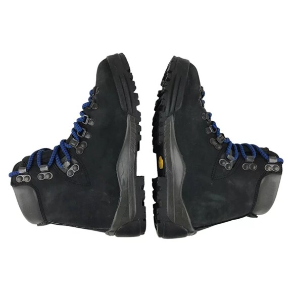 One Sport Womens Black Leather Round Toe Lace Up Outdoor Hiking Boot Size US 7.5 - Picture 6 of 10